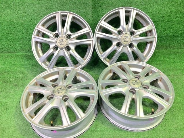 ゼファー 軽自動車 ホイール アルミ シルバー 13インチ 4 00 B 4穴 4本 100 42