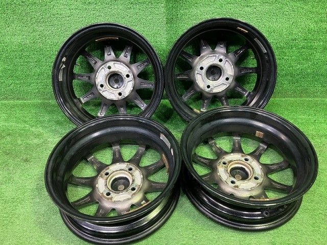 スポーツアベリア 軽自動車 ホイール アルミ ガンメタ 13インチ 4 00 B 4穴 4本 100 43