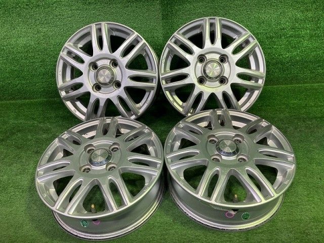 レーベン 軽自動車 ホイール アルミ シルバー 13インチ 4 00 B 4穴 4本 100 42