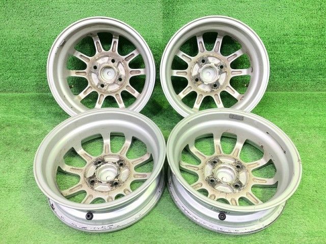 三菱 Mスピリッツ H 81 W ホイール アルミ シルバー 13インチ 4 00 B 4穴 4本 100 46