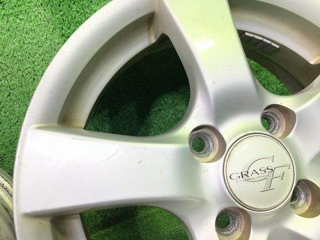  グラス 軽自動車 ホイール アルミ シルバー 14インチ 4 5 J 4穴 4本 100 45 14インチ ホイール