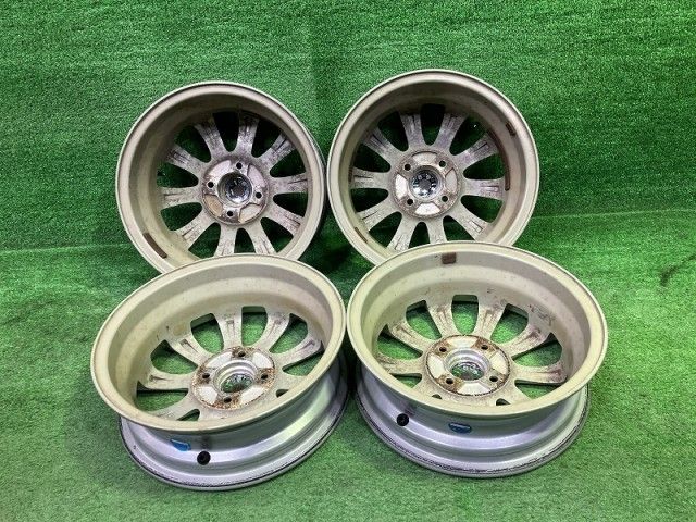 シビラ 軽自動車 ホイール アルミ シルバー 14インチ 4 5 J 4穴 4本 100 45