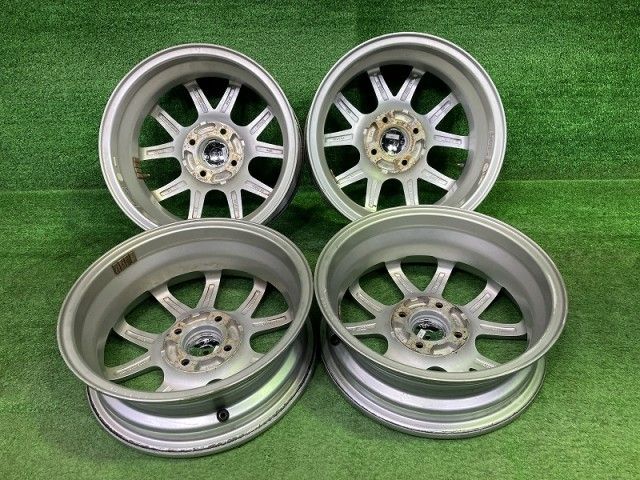 スポーツダイアリー 軽自動車 ホイール アルミ シルバー 14インチ 4 5 J 4穴 4本 100 45