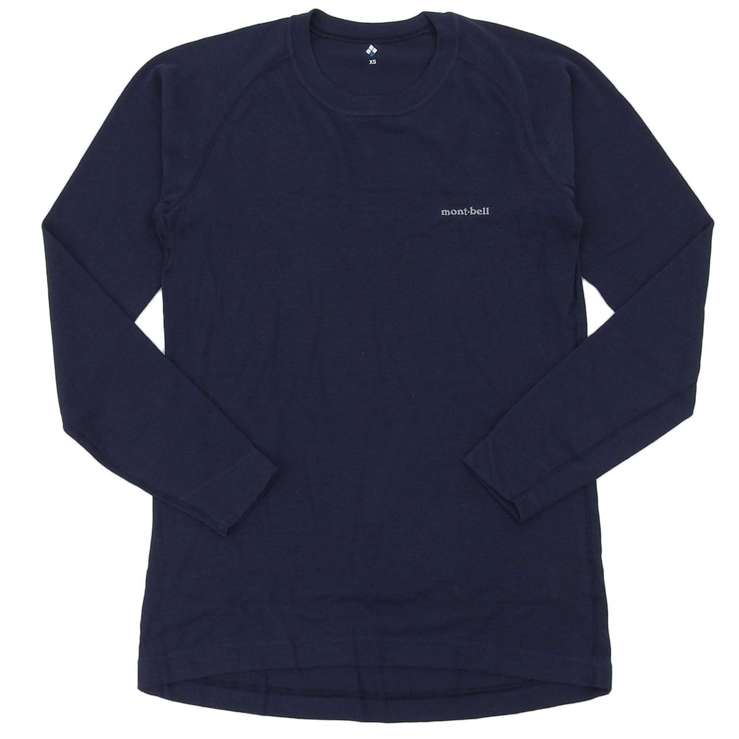 モンベル アンダーウェア メンズ インナー ジオライン L W ラウンドネックシャツ 1107732 ネイビー NV M