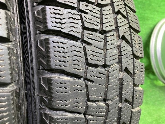  DUNLOP スタッドレス ダンロップ ウィンターマックスWM 02 155 65 R 14 4本 6ミリ 3本2021年 14インチ スタッドレス
