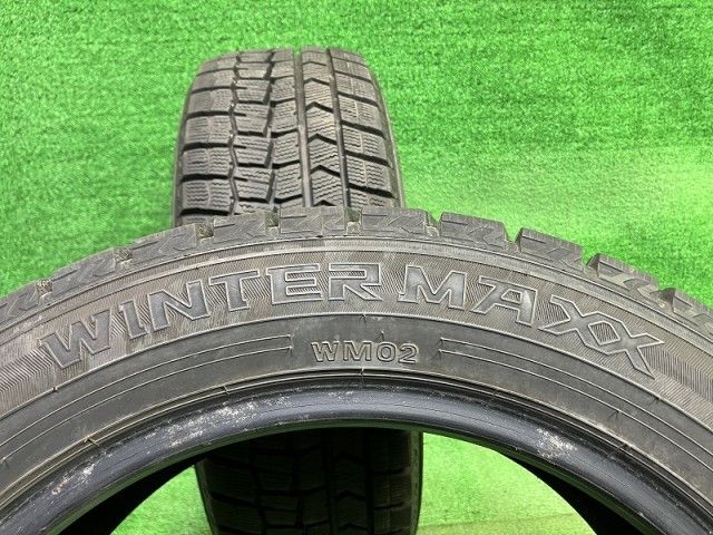  DUNLOP スタッドレス ダンロップ ウィンターマックスWM 02 195 55 R 16 2本 7ミリ 2021年 16インチ スタッドレス