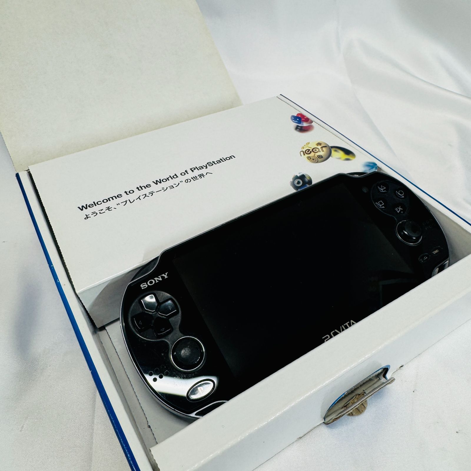 S【動作未確認】SONY ソニー PSVITA ヴィータ ブラック PCH1000 箱付き