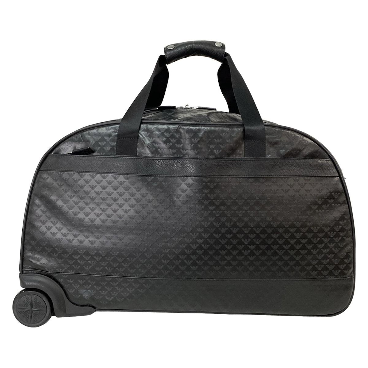 エンポリオアルマーニ キャリーバッグ - 黒 本体ロックなし 2 WAY レザー