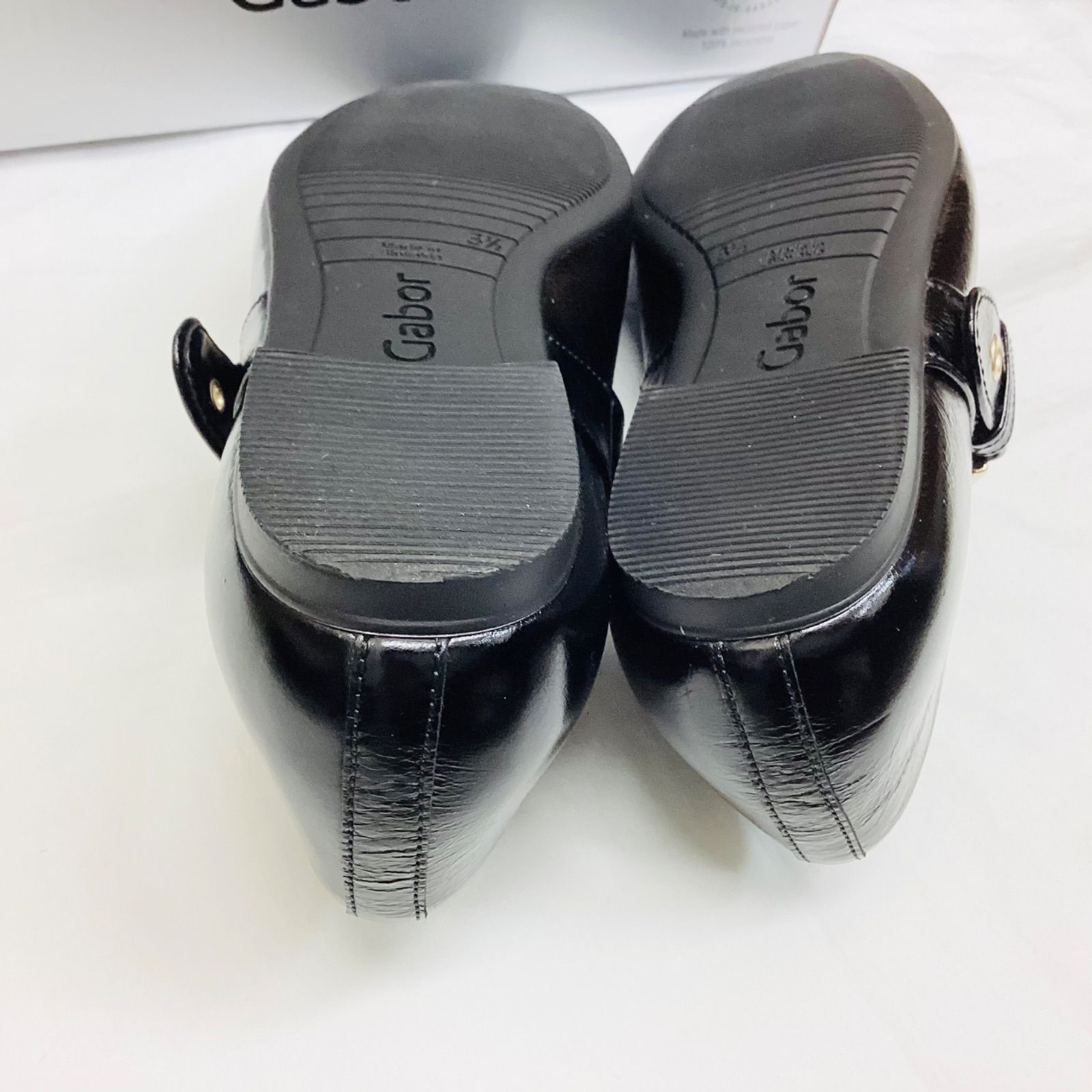  Gabor ガボール 靴 フラットシューズ Latex schwarz g 74.144.20 サイズ3 1 2 JP 22.5～23 cm フラットシューズ バレエシューズ パンプス