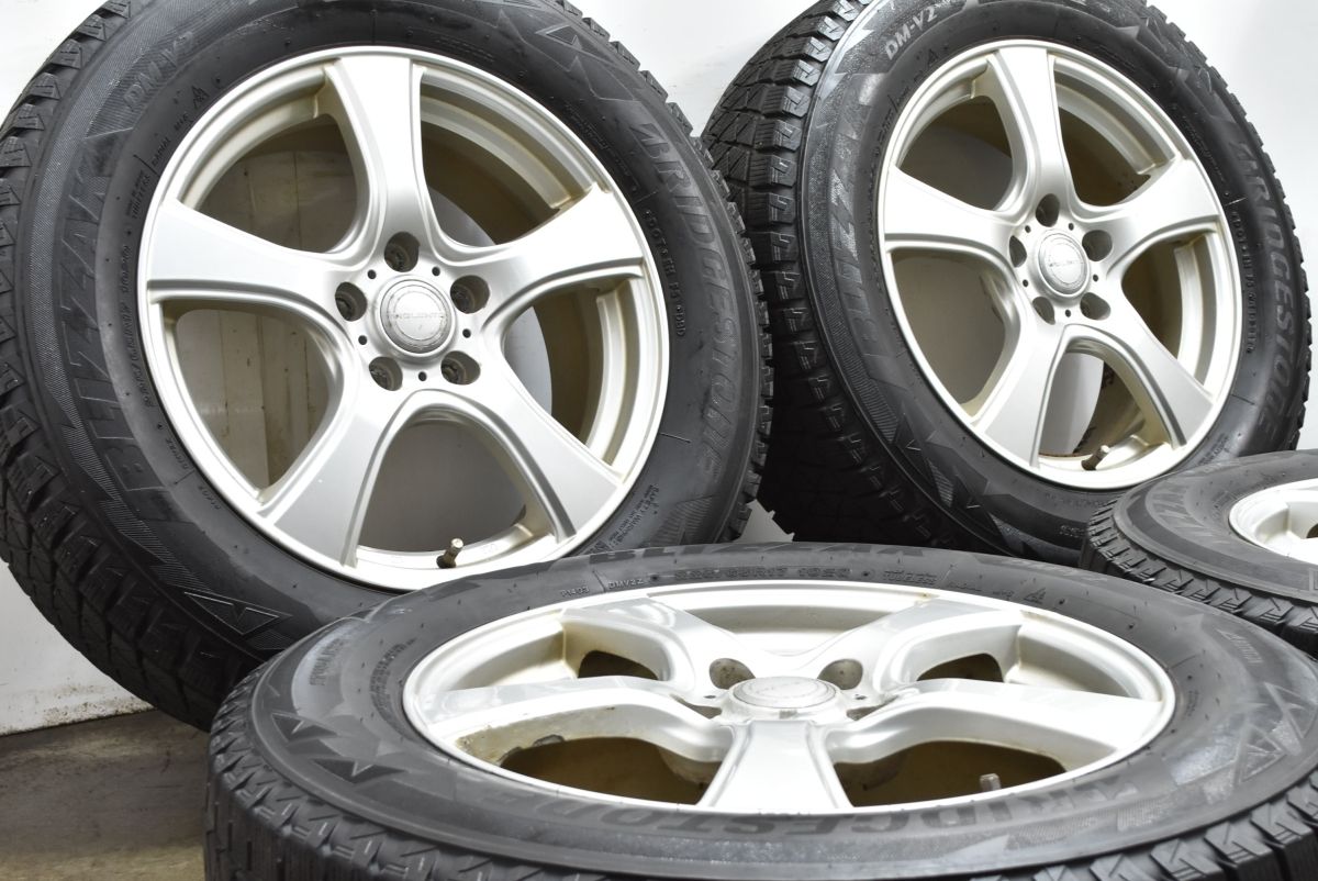 品 17 in 7 J 48 PCD 114 3 ブリザックDM V 2 225 65 R レクサスNX ハリアー RAV 4 エクストレイル CX 5 8 アウトバック