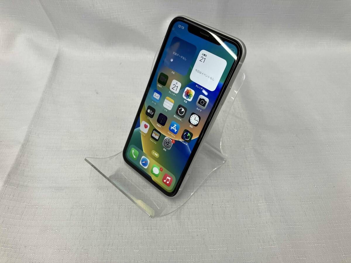 iPhone XR 64G ホワイト simロック解除済み XR iPhone 64GB 初期化済み