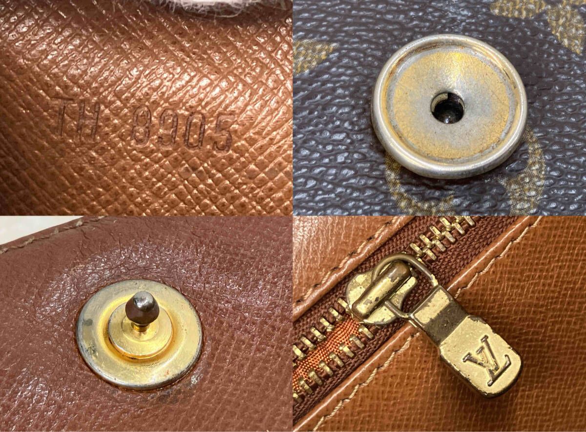 鑑定書付 スナップ壊れあり LOUIS VUITTON ルイヴィトン モノグラム