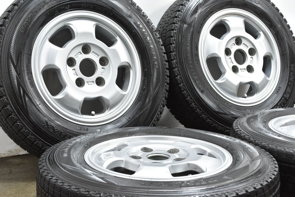 バリ溝 Weds FANG 13 in 5 J 45 PCD 114 3 ダンロップ ウィンターマックスSV 01 165 R 80 8 PR LT タウンエース ライトエース