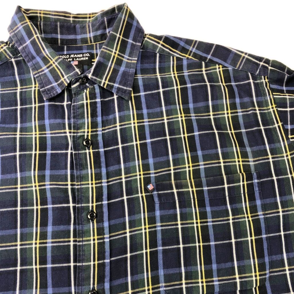 Polo Ralph Lauren ネイビー チェック ポロシャツ Polo Ralph Lauren 