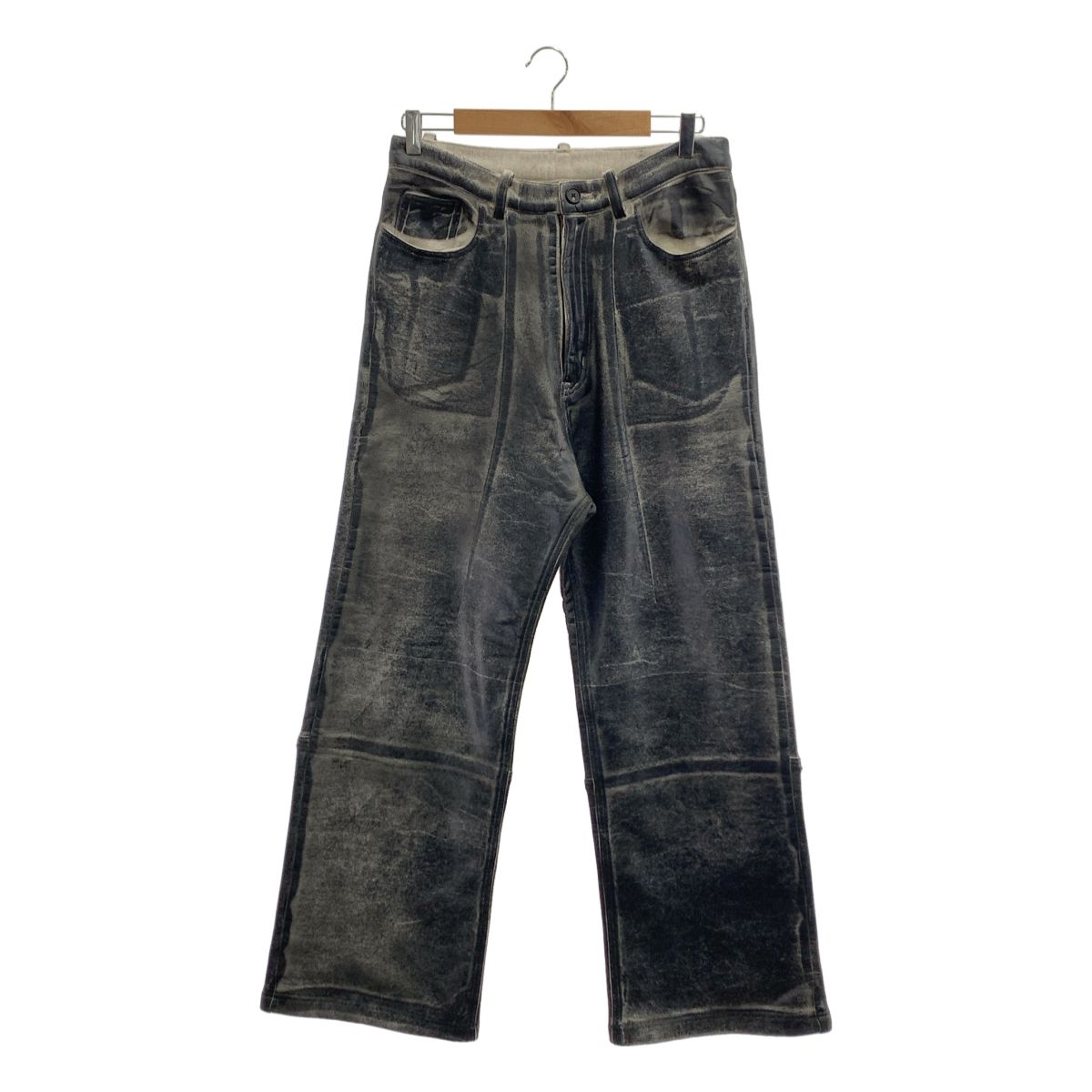 美品】 SUBLATIONS / サブレーション | CRACKING COATED WIDE PANTS