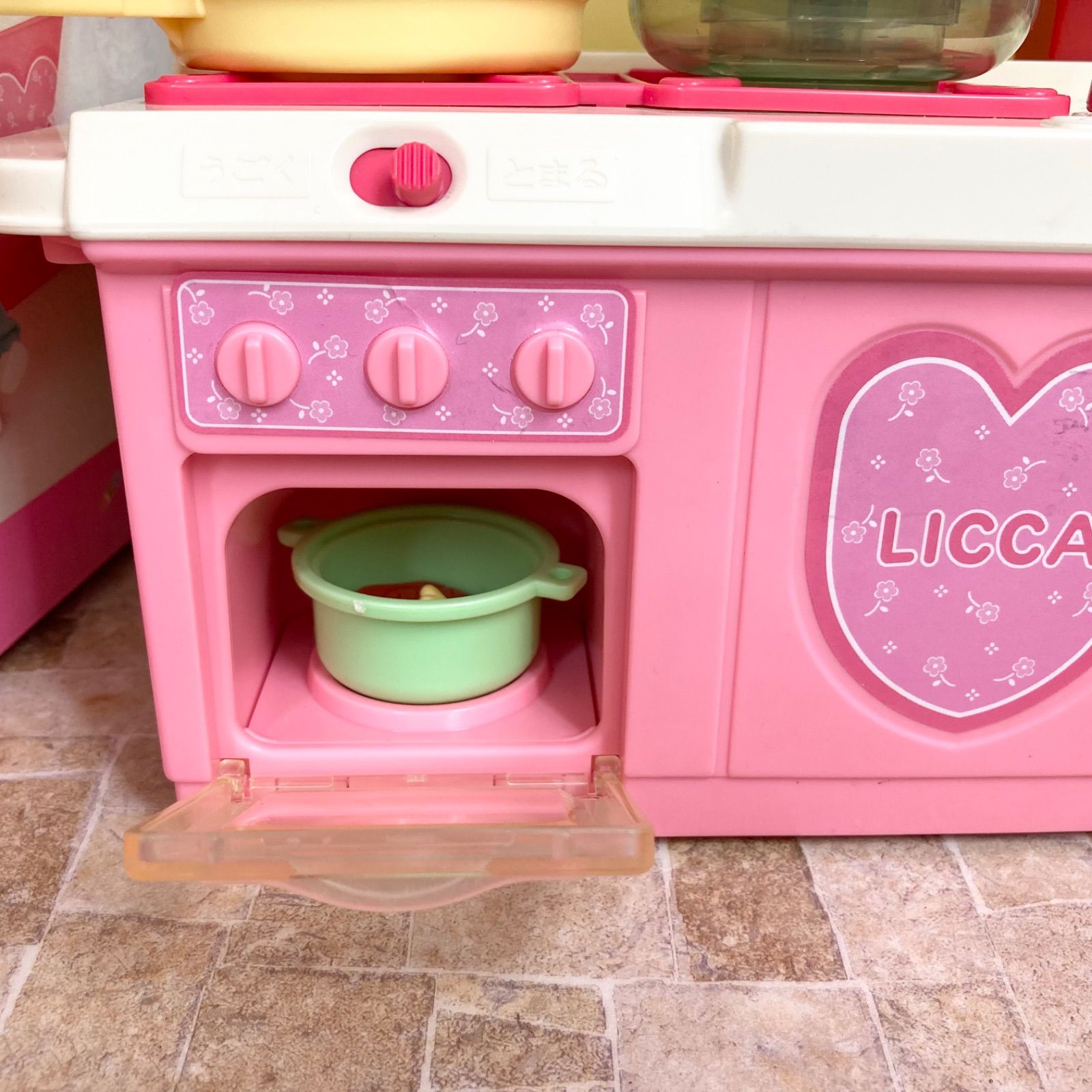 超希少 動作確認済】リカちゃん キッチン ごちそうさま 箱あり タカラ