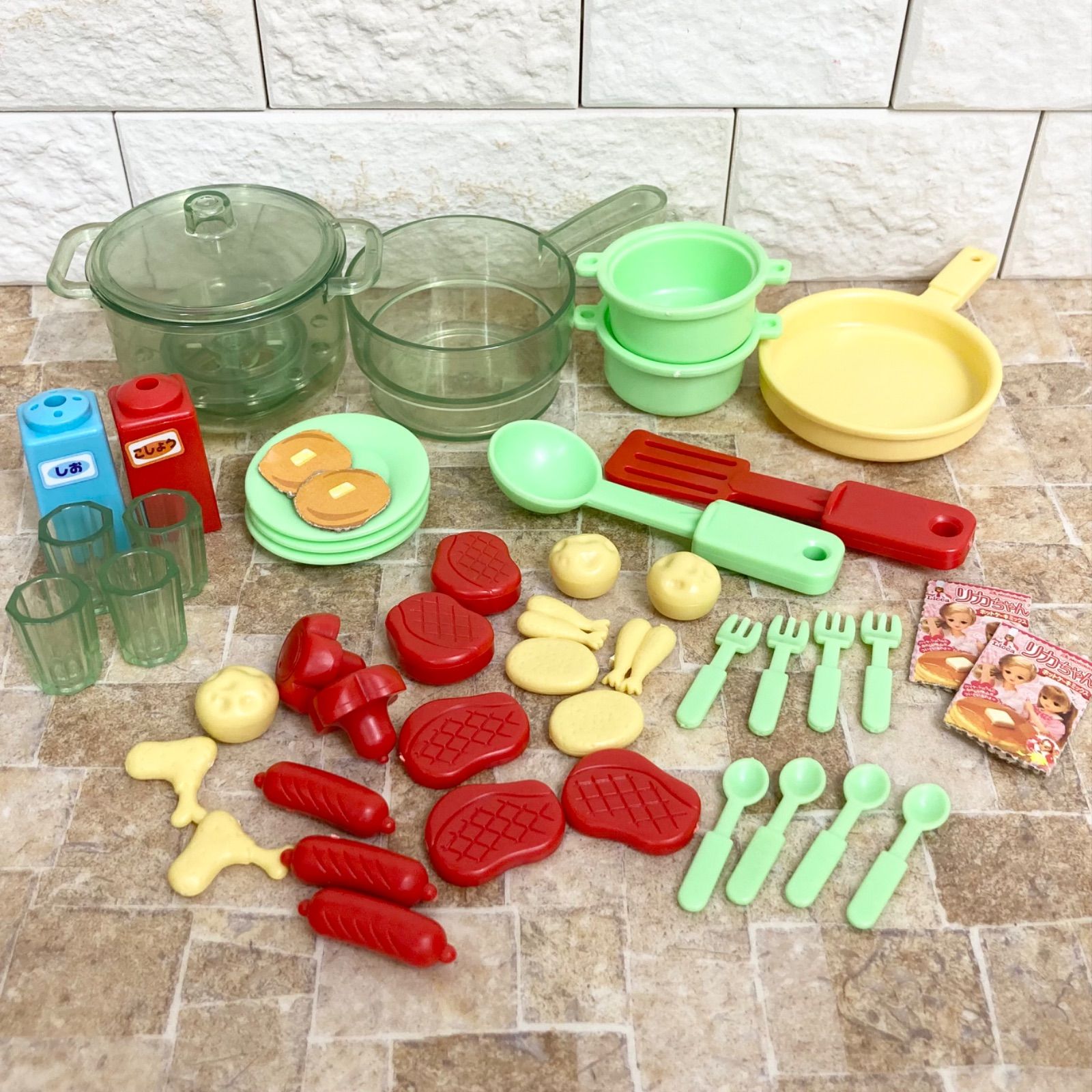 超希少 動作確認済】リカちゃん キッチン ごちそうさま 箱あり タカラ