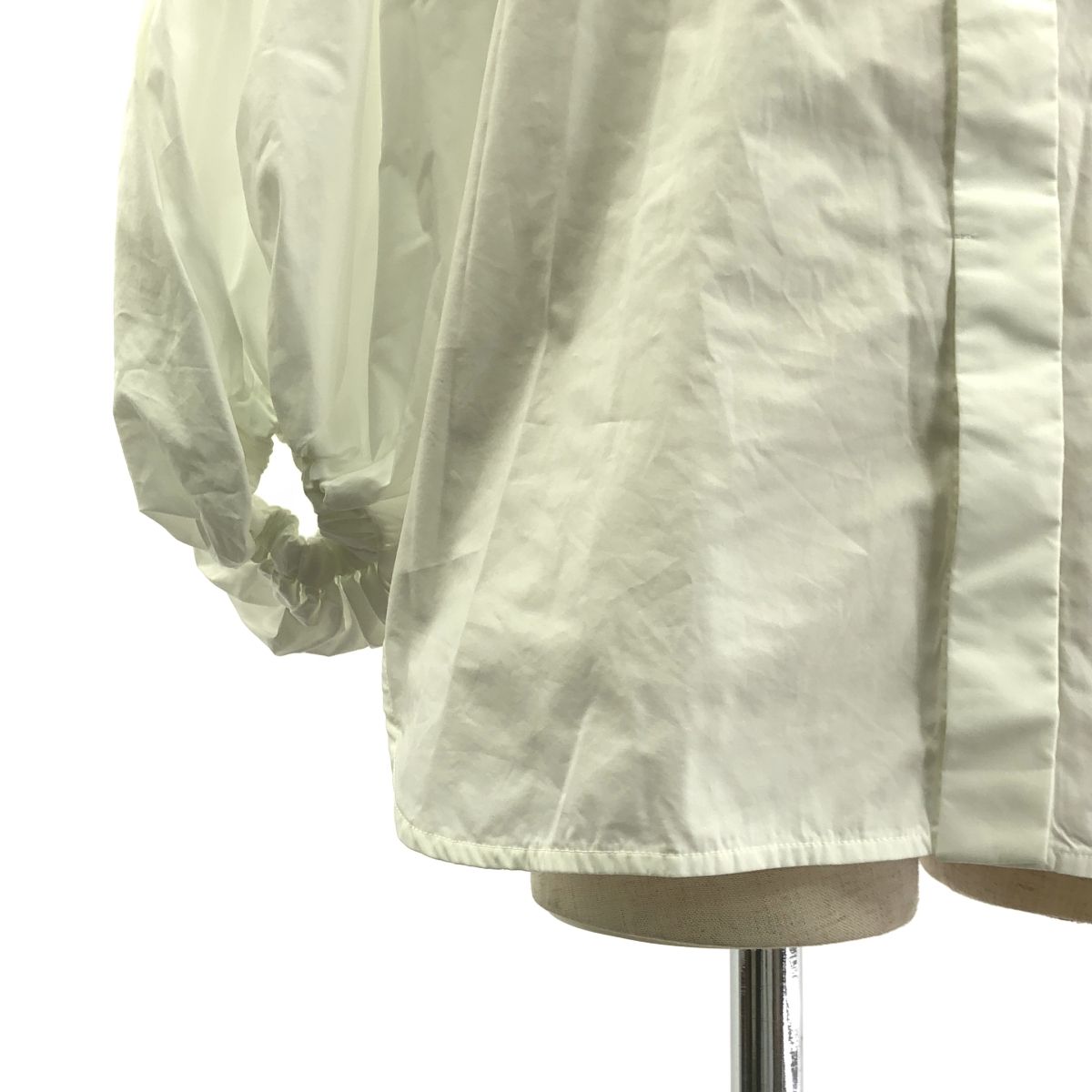 yori / ヨリ | リボン パフスリーブ ブラウス シャツ | F | ホワイト