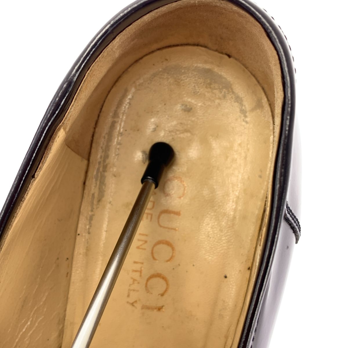 グッチ　ホースビット　チャンキーヒール　ローファー　本革　レザー　US6.5 グッチ ホースビット チャンキーヒール ローファー 本革 レザー US6.5