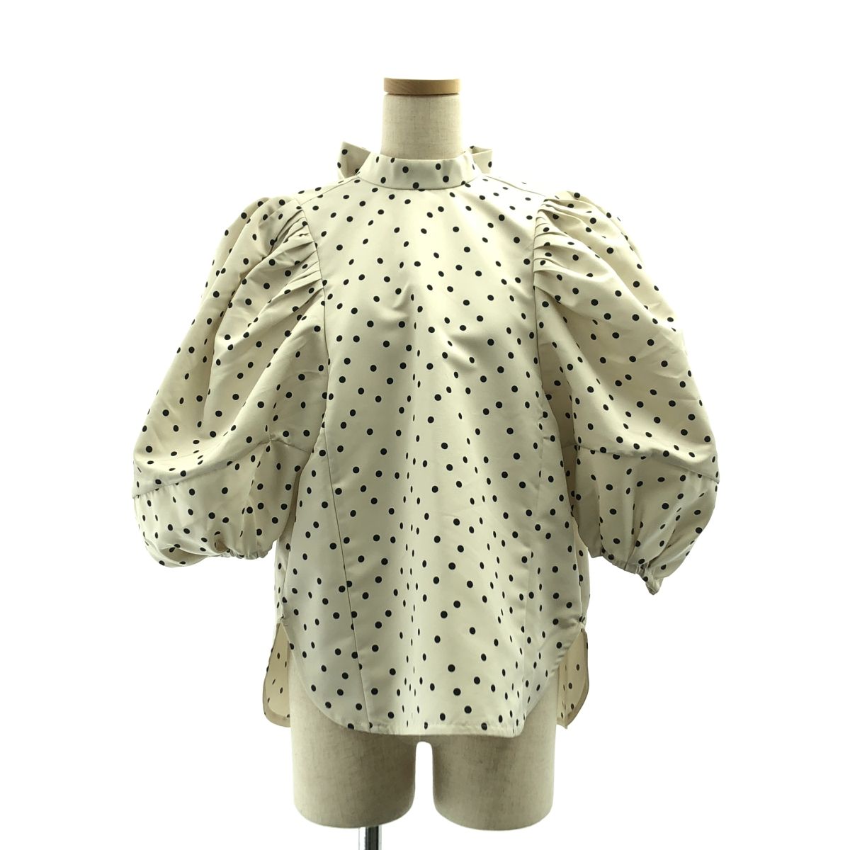 美品】 aLORS / アロー | Eva ドット パフスリーブ ブラウス シャツ 