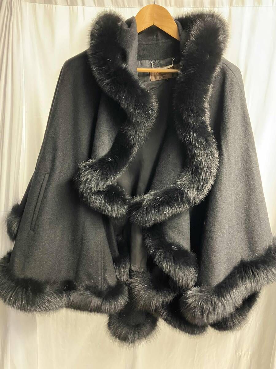 BALMAIN ホンチョ フォックスファー カシミヤ バルマン