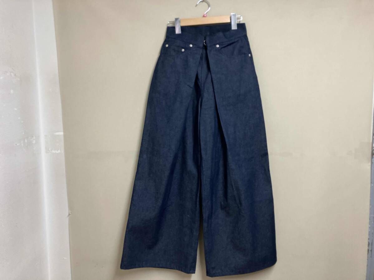 JOHN ジョンローレンスサリバン WOMENS RIGID DENIM WIDE PANTS リジッドデニムワイドパンツ JISW-01-S サイズM