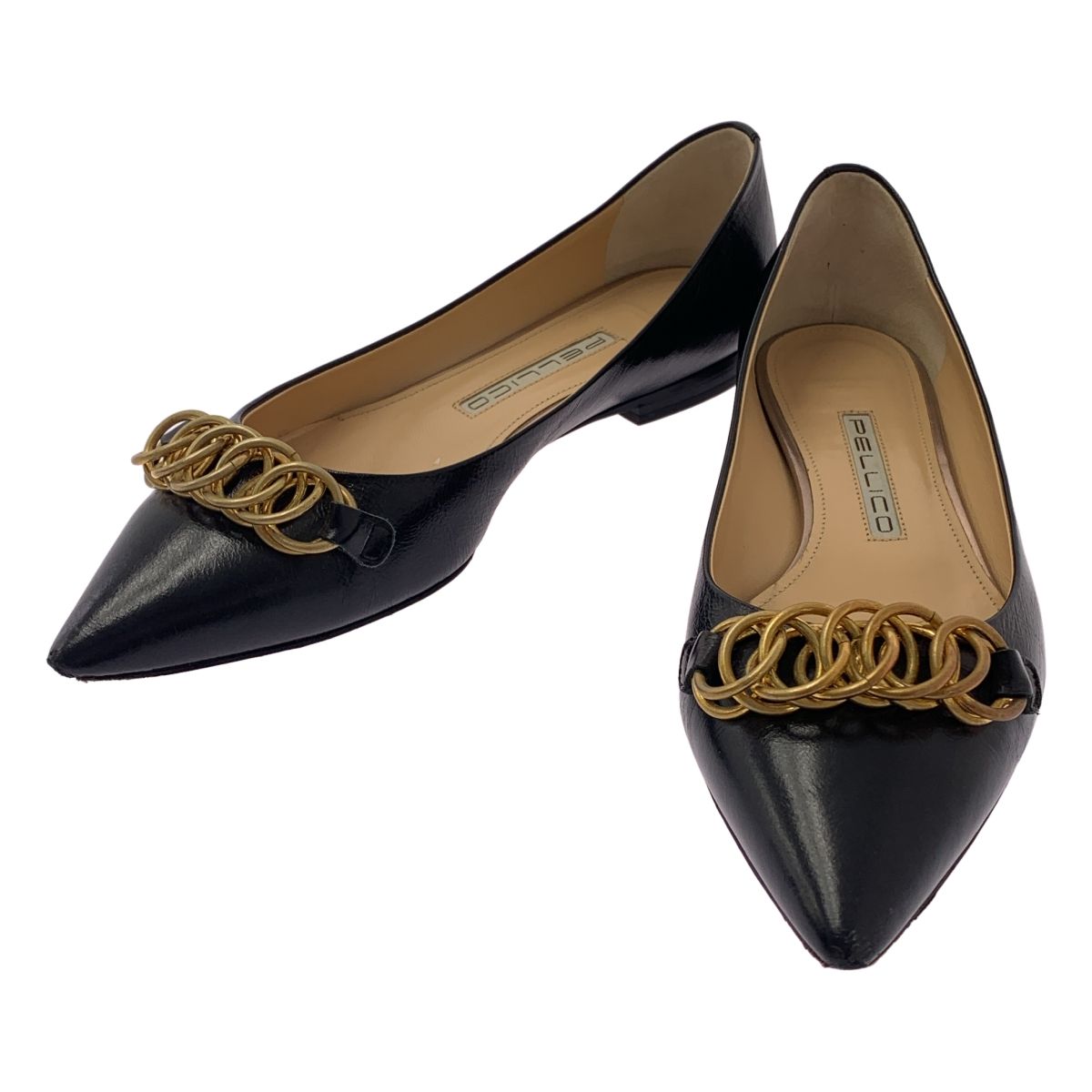 PELLICO / ペリーコ | アンドレア ポインテッドトゥ フラット シューズ