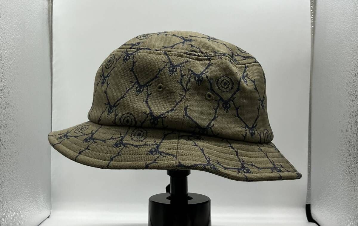  South 2 West 8 s w サウス2ウエスト8 MR 677 ハット エンブレム 総柄 カーキ アメリカンカジュアル サイズL ポリエステル その他 小物