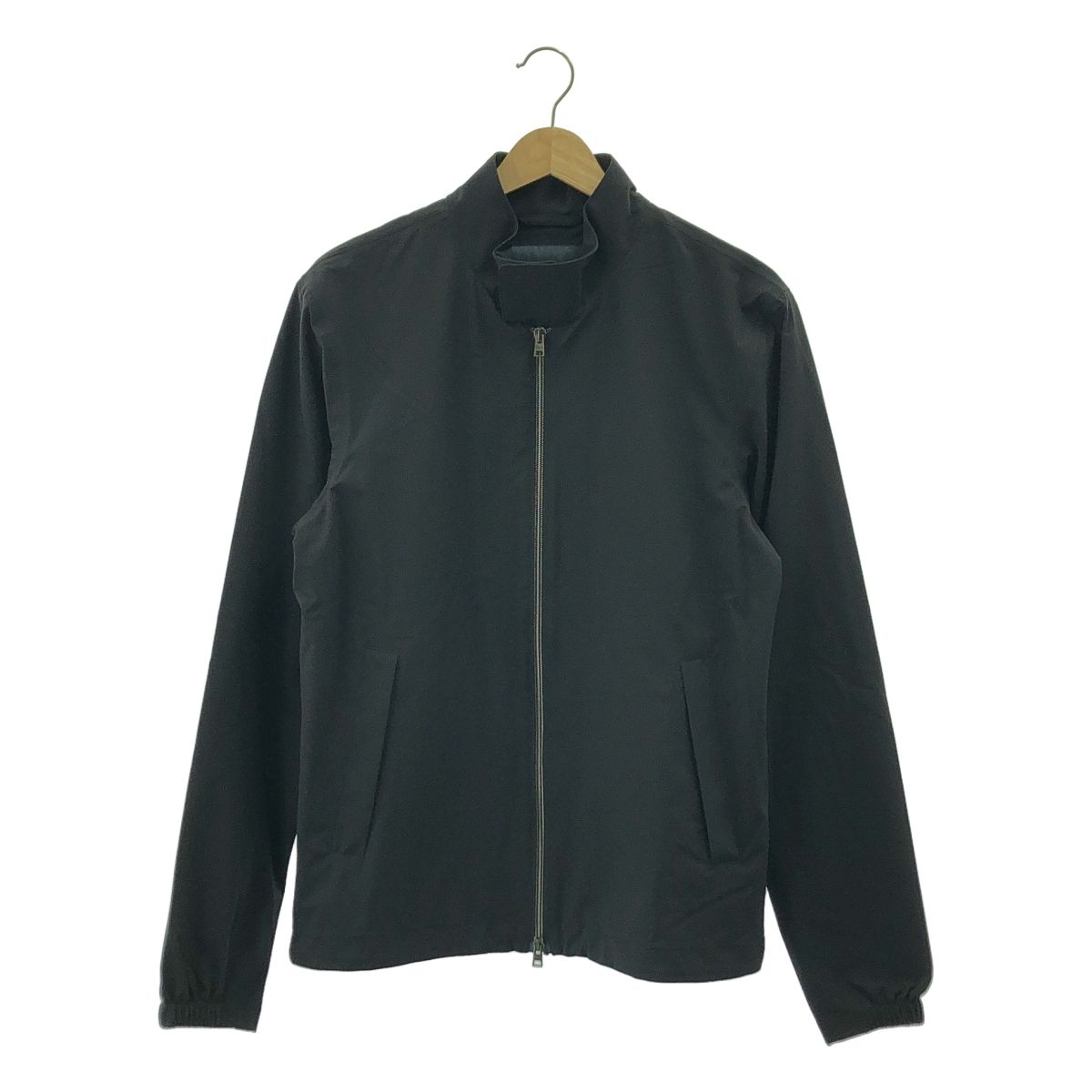 HERNO ヘルノ ナイロン スイングトップ ジャケット 48 ブラック メンズ