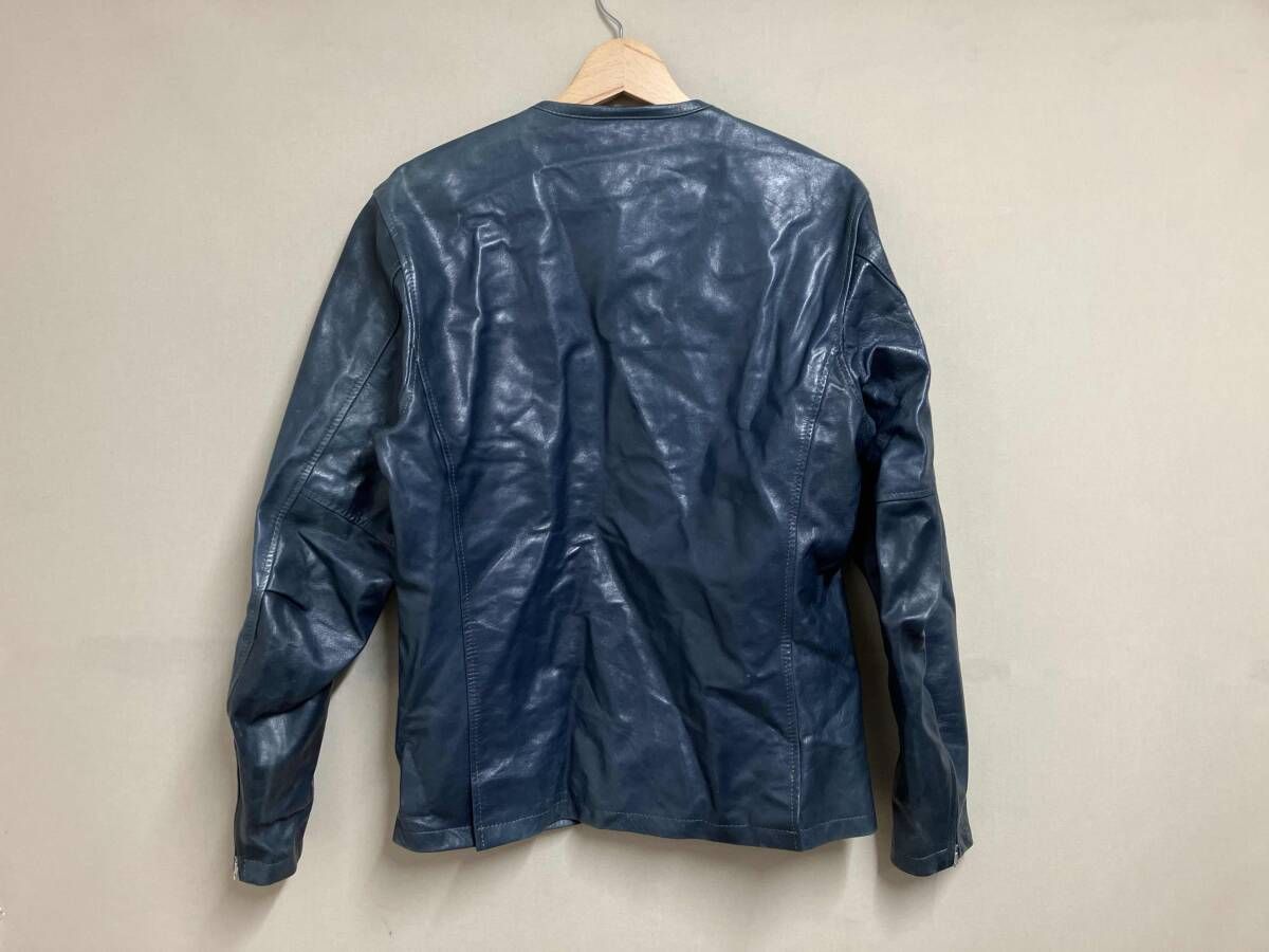 HAROLD'S GEAR ハロルズギア シングルライダースジャケット カラーレス