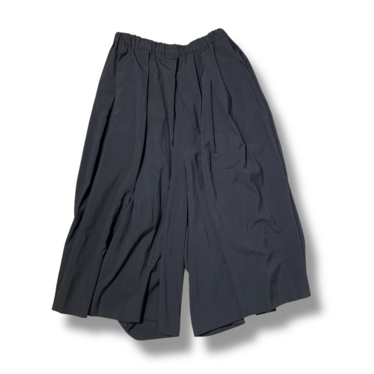 25 ss COMME des GARCONS ウール袴サルエルパンツ GO-P 005 サイズM ブラック コムデギャルソン