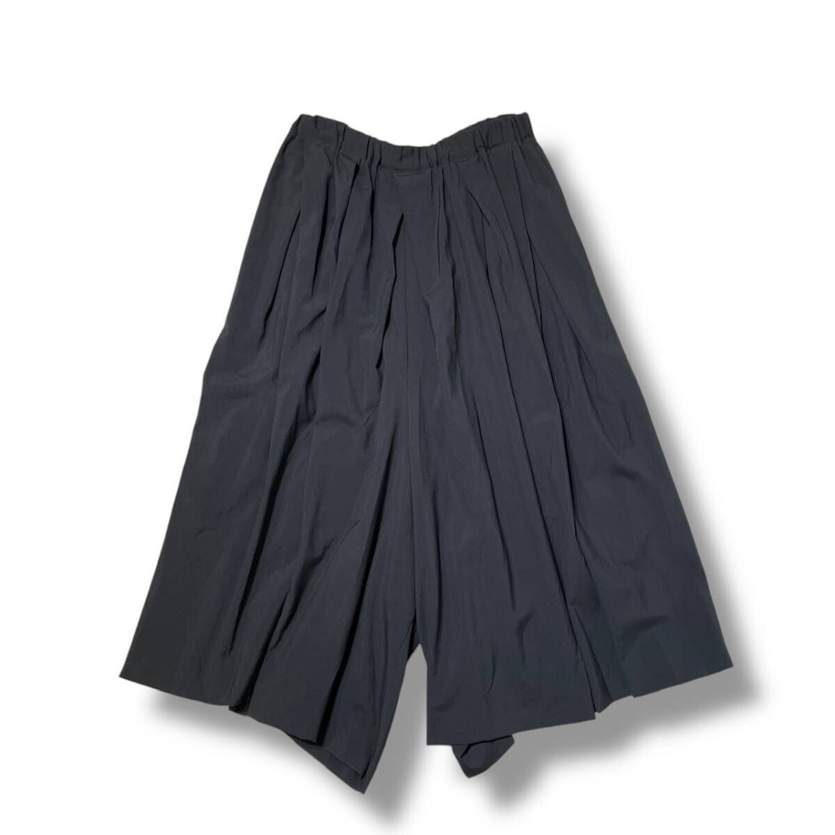 25 ss COMME des GARCONS ウール袴サルエルパンツ GO-P 005 サイズM ブラック コムデギャルソン