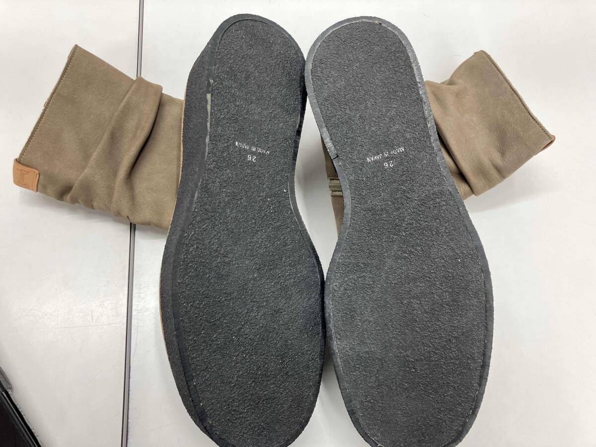 ドレープワークブーツ