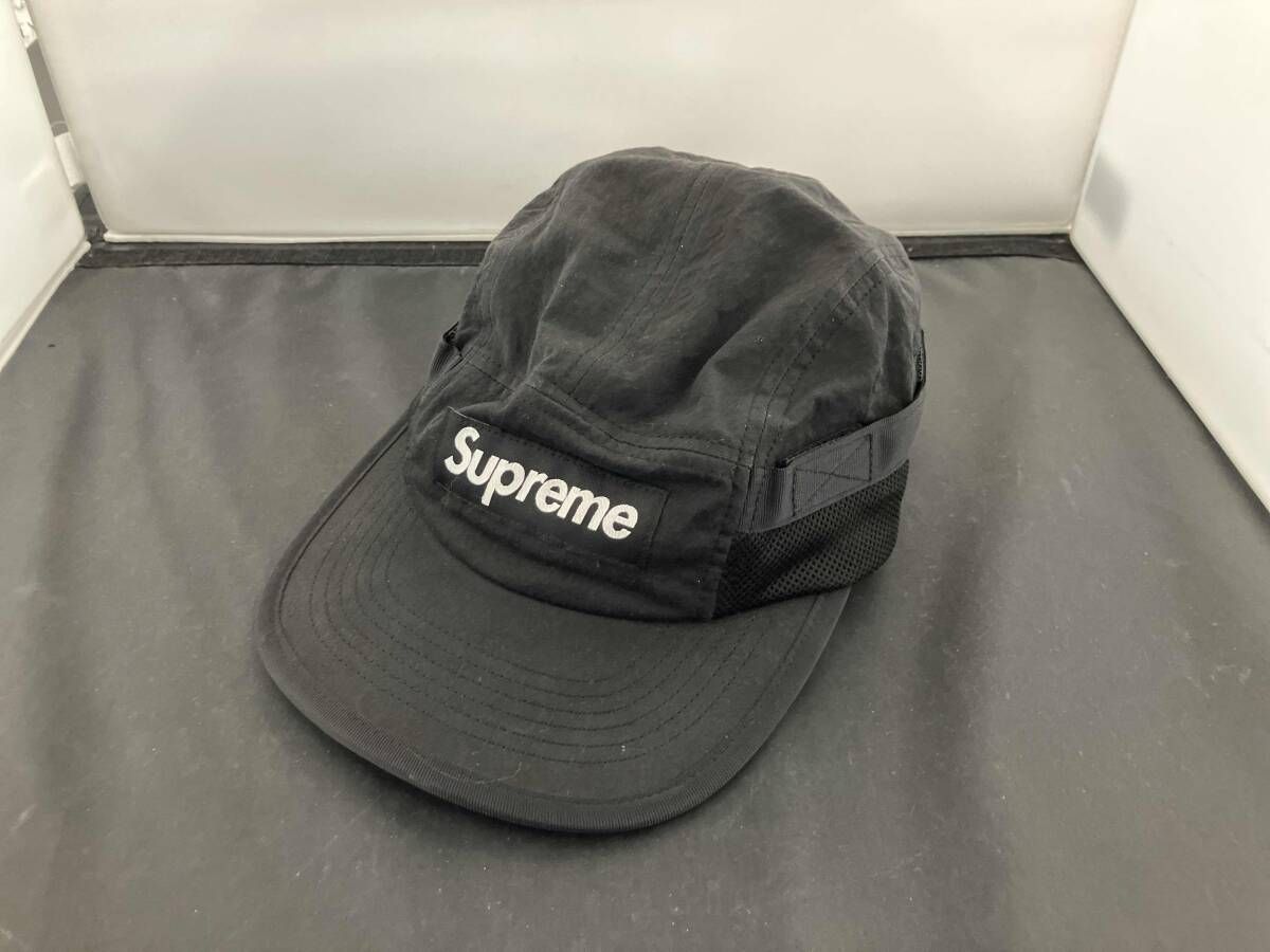 Supreme シュプリーム ブラック キャップ 24 aw Mash Pocket Camp Cap
