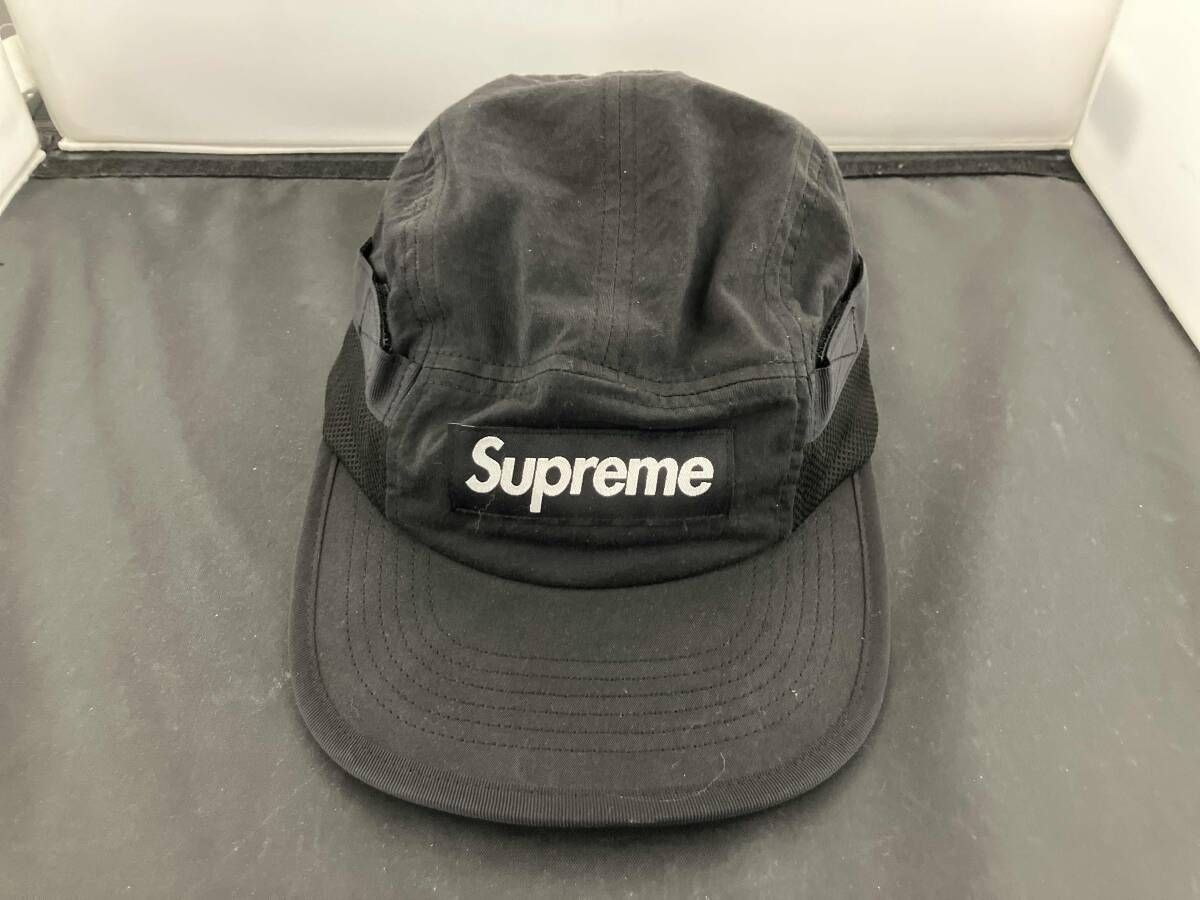 Supreme シュプリーム ブラック キャップ 24 aw Mash Pocket Camp Cap