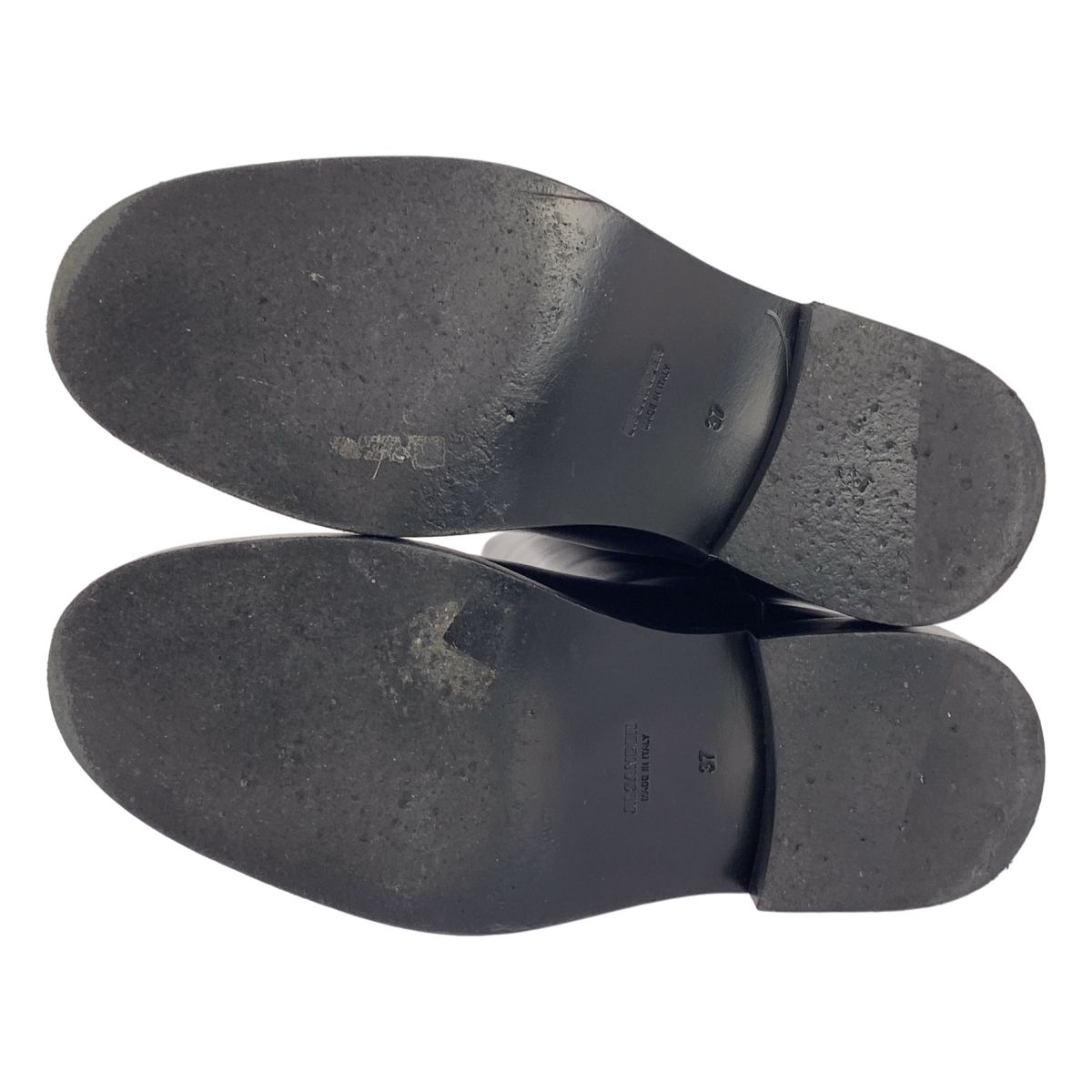 新品未使用 JIL SANDER ジルサンダー　ロングブーツ 37 JIL SANDER ジルサンダー レザーロングブーツ ブラック 37 1/2 - メルカリ