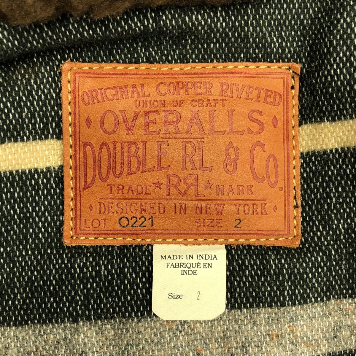 美品】 RRL / ダブルアールエル | グリズリー ボア デニム ジャケット 