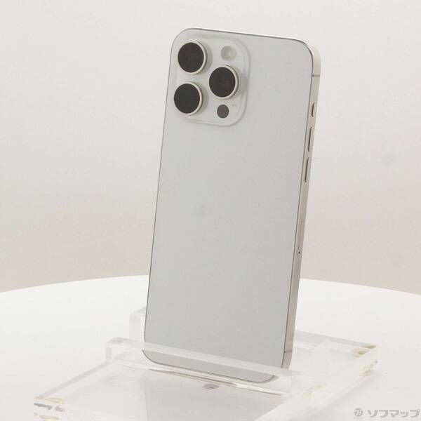 iPhone15 Pro[256GB] SIMフリー ホワイトチタニウム Max Pro 256GB 0