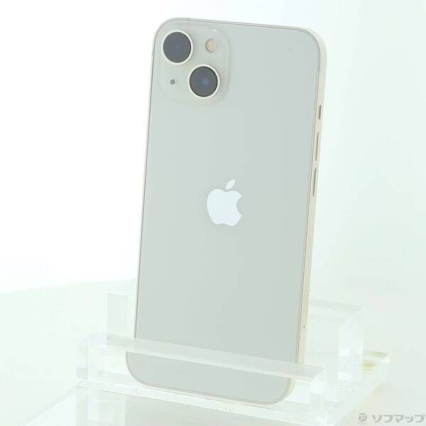 中古品〕 iPhone13 128GB スターライト MLND3J／A SIMフリー【262】