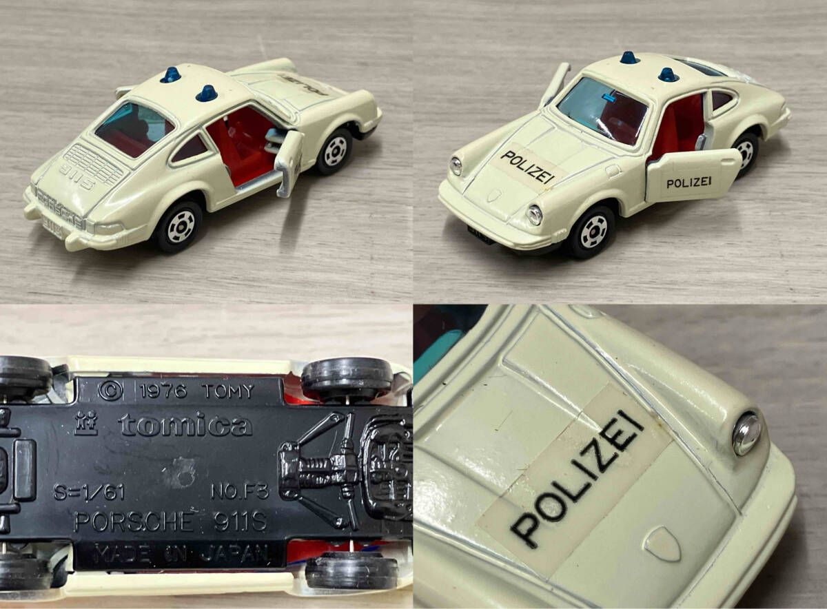 トミカ 外国車シリーズ F16 ポルシェ911S ポリスカー 1/61scale 日本製