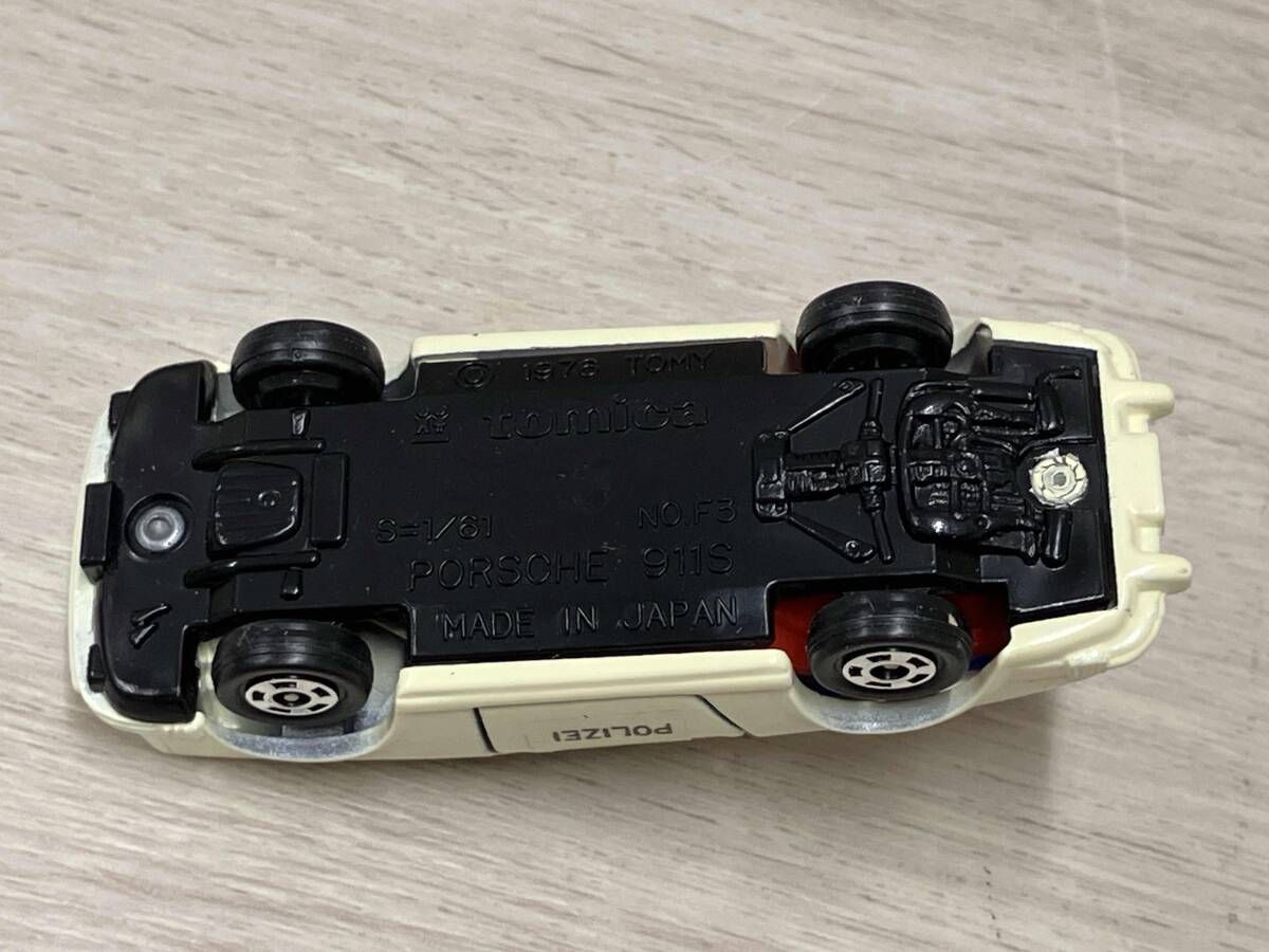 トミカ 外国車シリーズ F16 ポルシェ911S ポリスカー 1/61scale 日本製