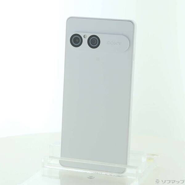 中古品〕 Xperia 10 VII 128GB ホワイト SO-52F docomo SIMフリー【262
