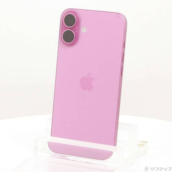 中古品〕 iPhone16 Plus 256GB ピンク MXVJ3J／A SIMフリー【198