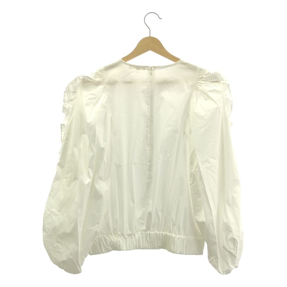 yori フリルデザイン ホワイトシャツ 36 yori フリルデザイン ホワイトシャツ 36