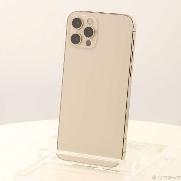 中古品〕 iPhone12 Pro 128GB ゴールド MGM73J／A SIMフリー【349