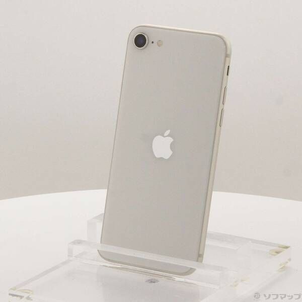 iPhone SE 第3世代 中古 128GB スターライト 中古品〕 iPhone SE 第3世代 128GB スターライト MMYG3J／A SIMフリー