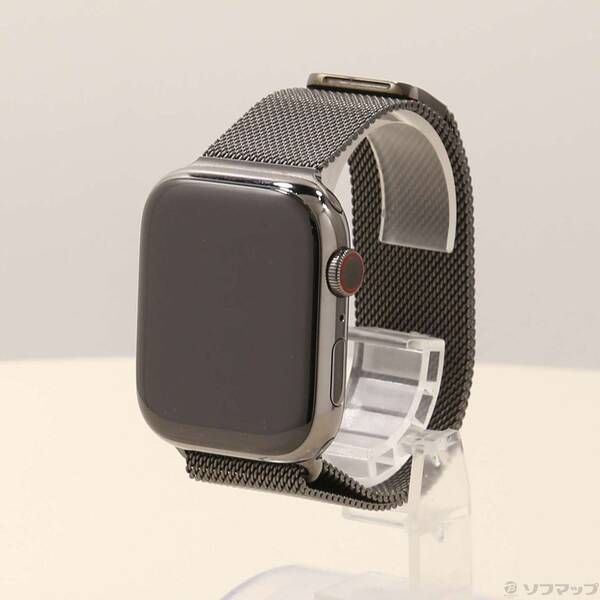 〔 品〕 Apple Watch Series 8 GPS Cellular 45 mm グラファイトステンレススチールケース グラファイトミラネーゼループ 269