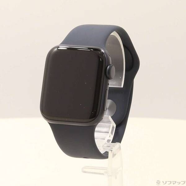 〔 品〕 Apple Watch SE 第3世代 GPS 40 mm ミッドナイトアルミニウムケース ミッドナイトスポーツバンド 262