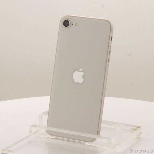 iPhone SE 第３世代 64GB スターライト 中古 iPhone SE（第3世代）64GB スターライト SIMフリー 本体 iPhone SE（第