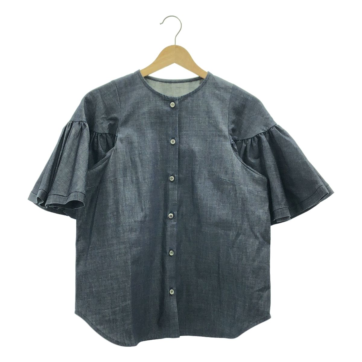 aLORS アロー EstelleJean エステルジーンブラウス アロー（aLORS）」の復刻デニムブラウス“エステル ジーン”を